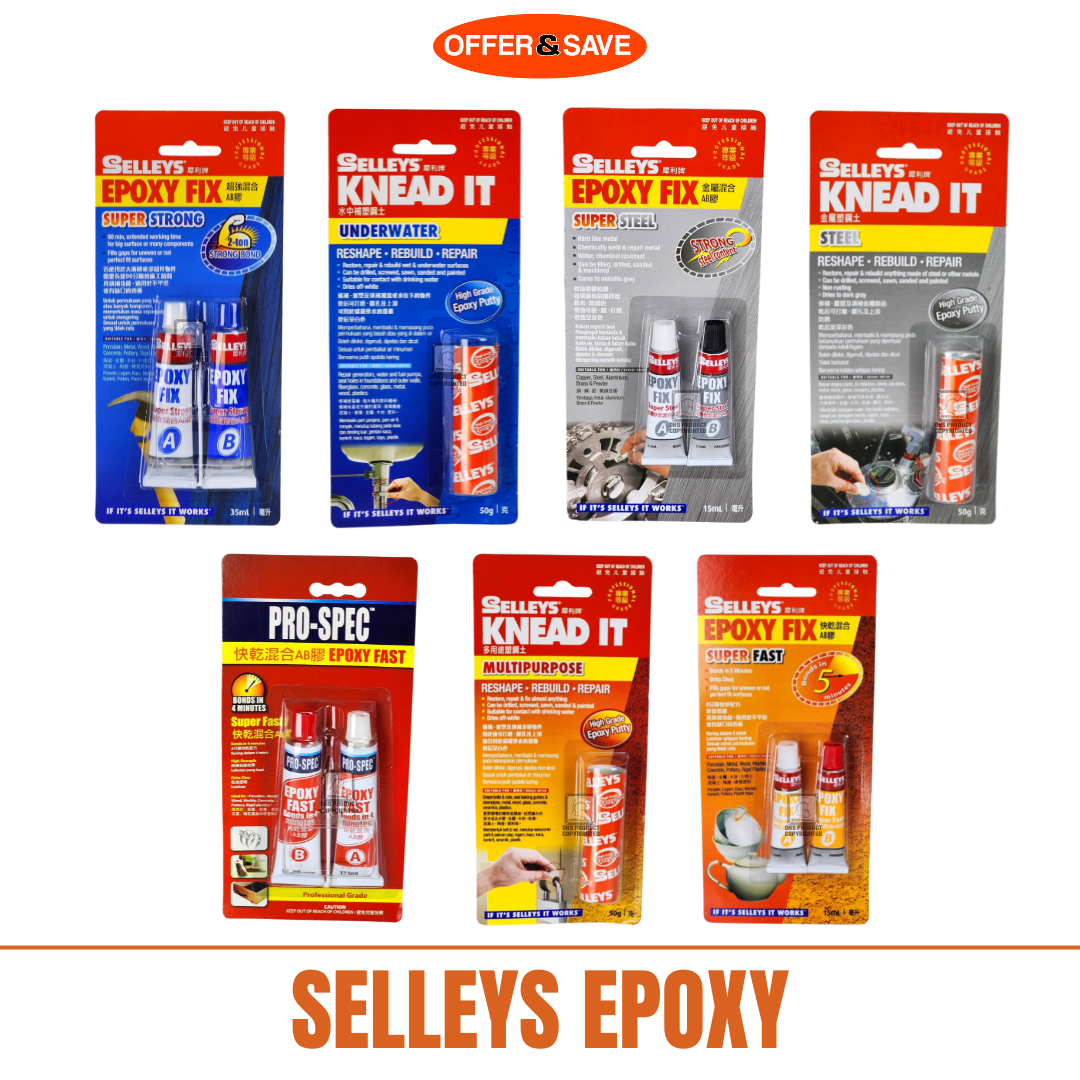 SELLEYS Epoxy - [ Epoxy Fix / Knead It ]